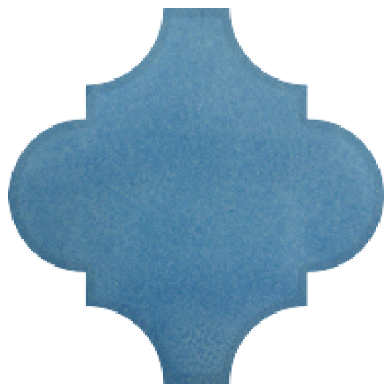 Aqua Blue Arabesque Lantern Tile