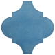 Aqua Blue Arabesque Lantern Tile