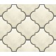 Pure White Arabesque Lantern Tile