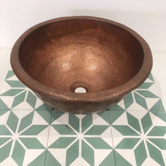 Large Columbo Copper Vessel