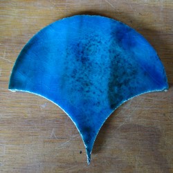 Deep Blue Sea Fish Scale Tile