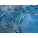 Deep Blue Sea Fish Scale Tile