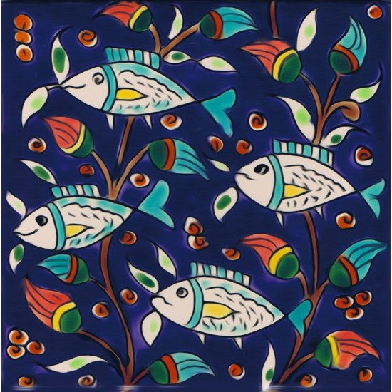 Fish Dark Blue