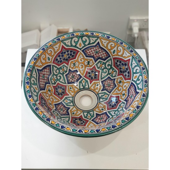 Moroccan Sink 4 (Pattern on Inside)