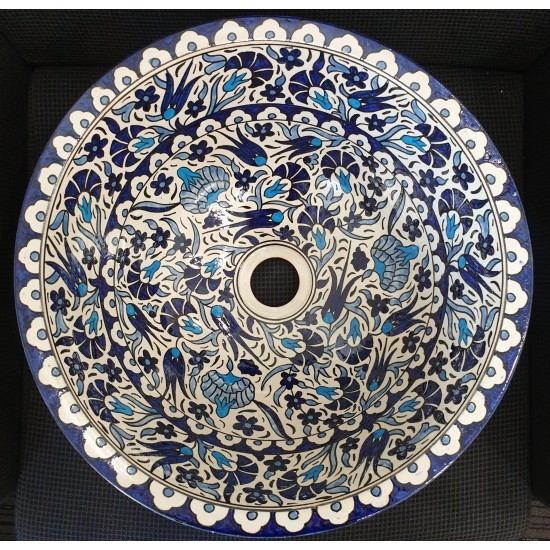 Moroccan Sink 1 (Pattern on Inside and Outside)