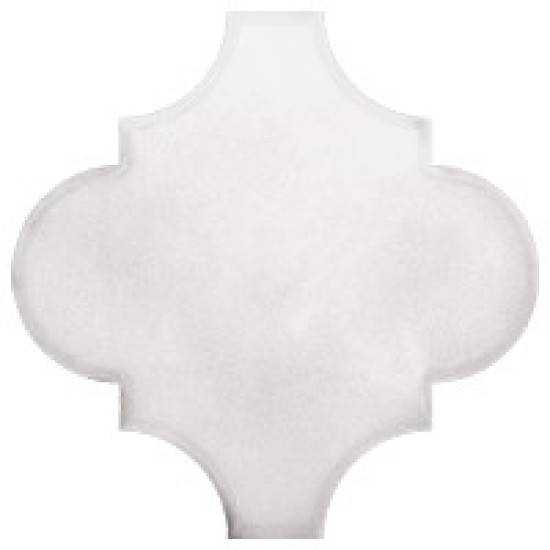 Pure White Arabesque Lantern Tile